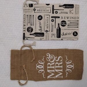 Wine bottle gift bags